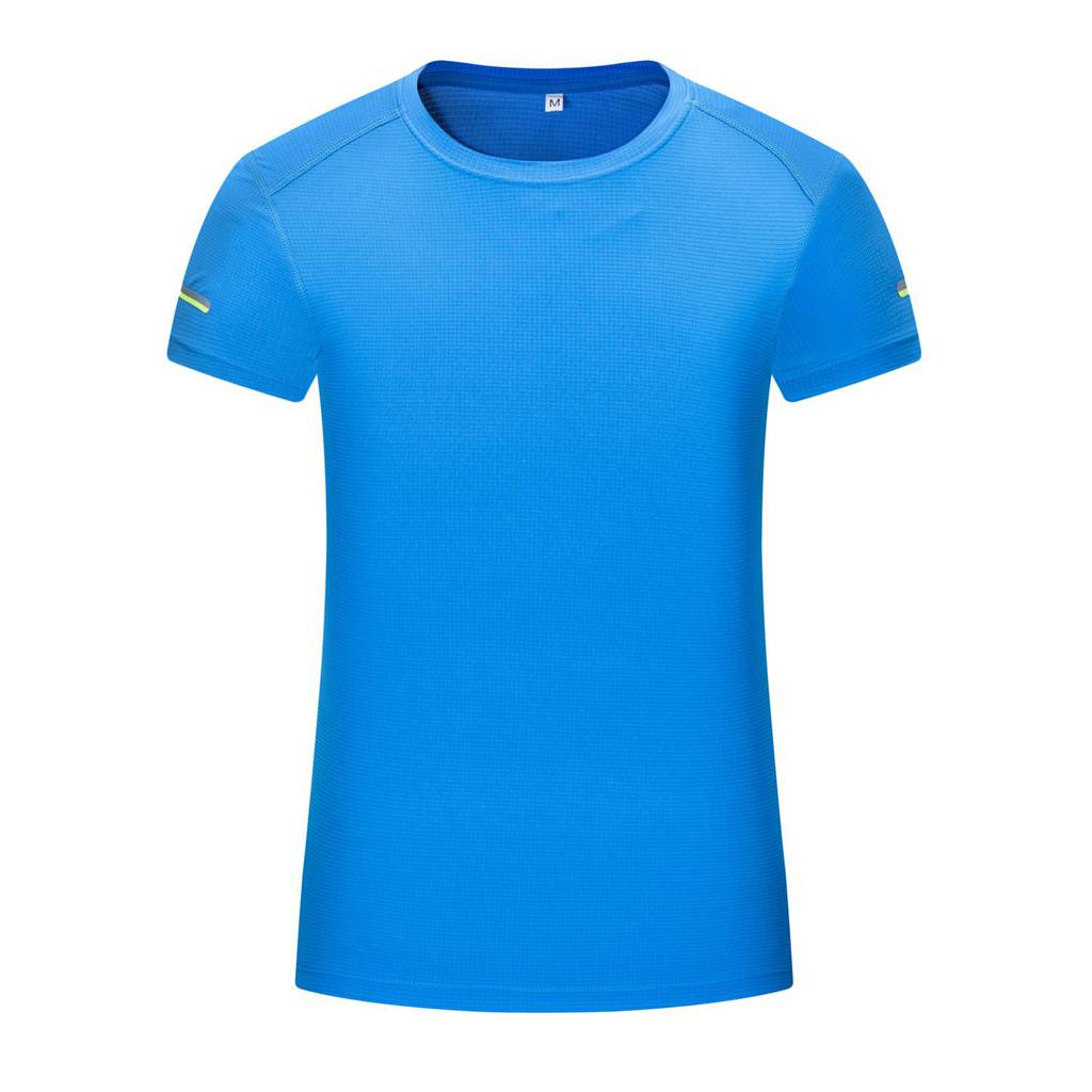 女士運動系列-圓領(lǐng)簡約時尚T恤（藍(lán)色）