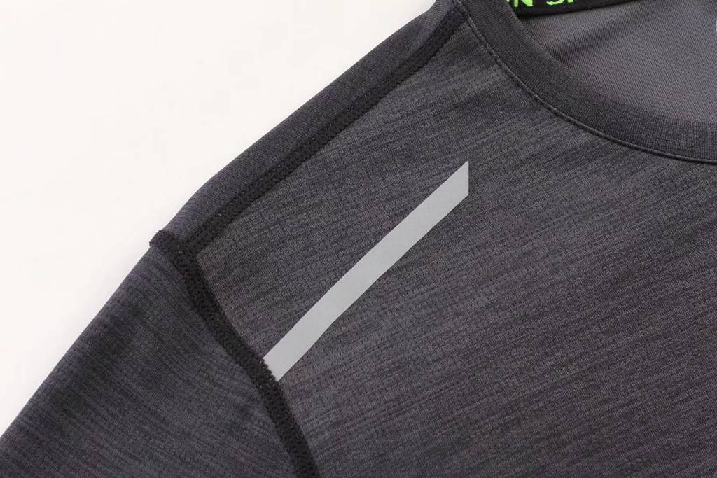 短袖文化衫 夏季圓領(lǐng)吸汗速干透氣文化衫運動T恤跑步健身 衣細(xì)節(jié)