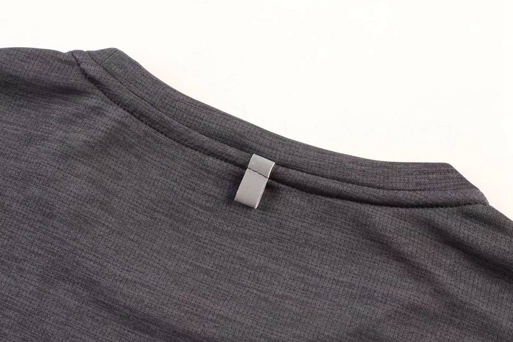 短袖文化衫 夏季圓領(lǐng)吸汗速干透氣文化衫運動T恤跑步健身 衣細(xì)節(jié)