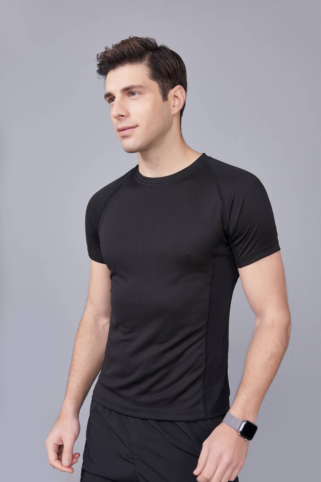 純色T恤  簡(jiǎn)約大方經(jīng)典時(shí)尚  黑色