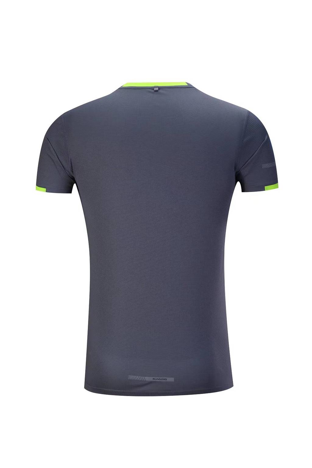 春夏新品 圓領(lǐng)短袖T恤 時(shí)尚運(yùn)動文化衫 深灰色 3D效果圖