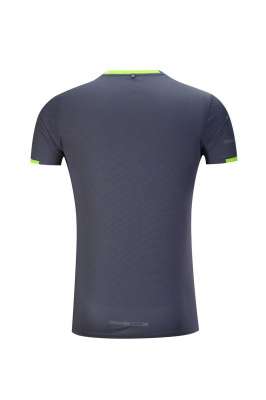 春夏新品 圓領(lǐng)短袖T恤 時尚運動文化衫 深灰色 3D效果圖